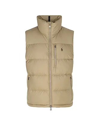 POLO RALPH LAUREN | Gilet matelassé en duvet | camel